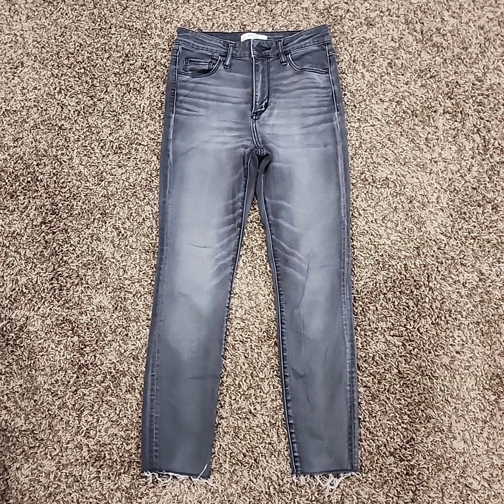 Abercrombie & fitch Grey/Black jeggings Size 4